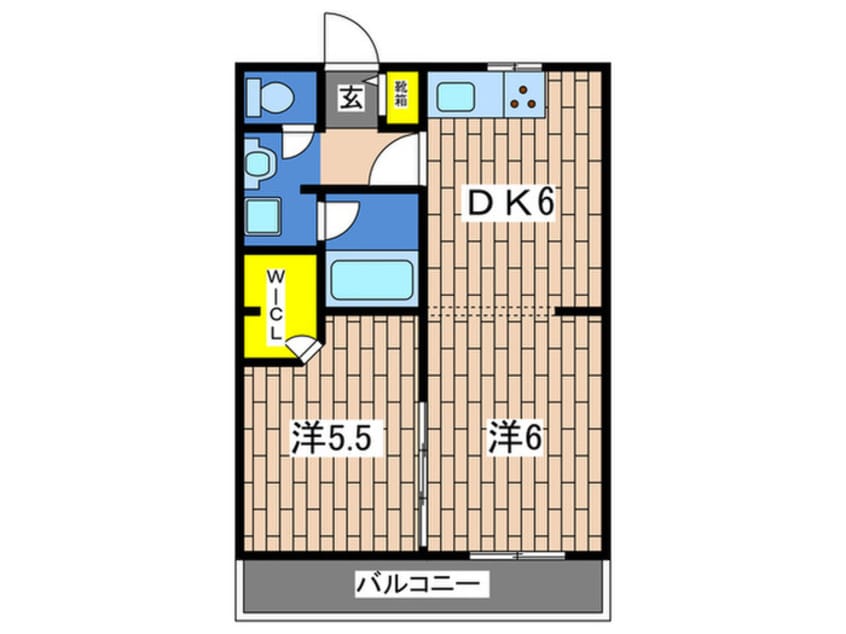 間取図 ロジュマン名瀬
