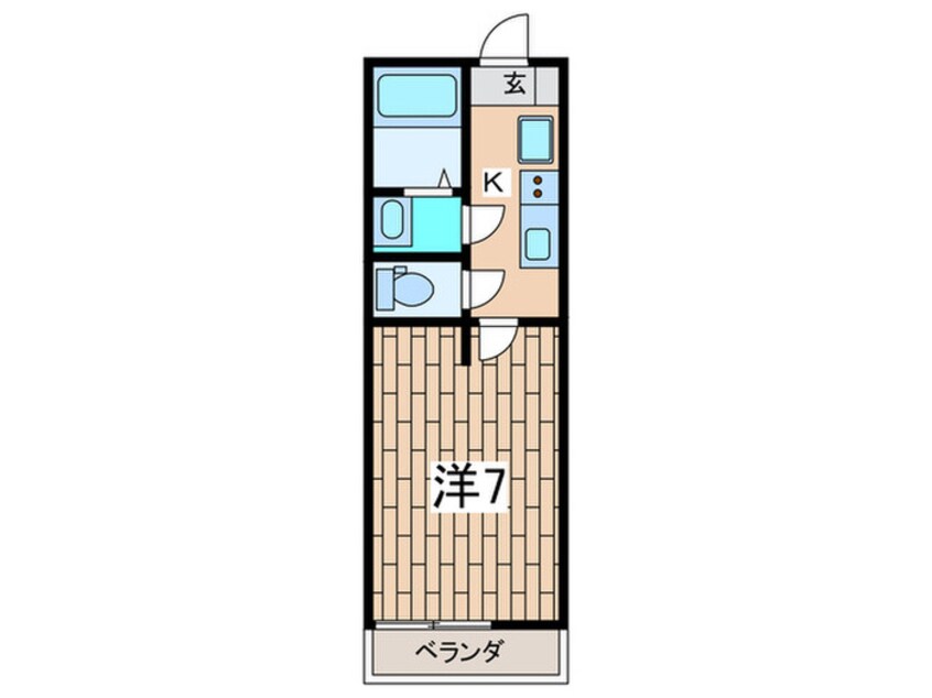 間取図 カインドネス港南中央