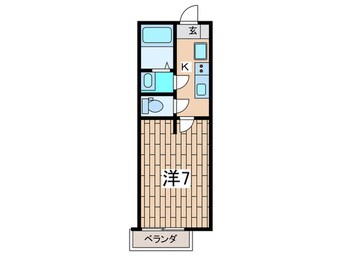 間取図 カインドネス港南中央