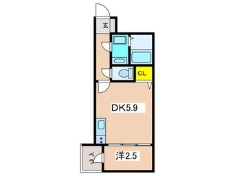 間取図 カインドネス港南中央