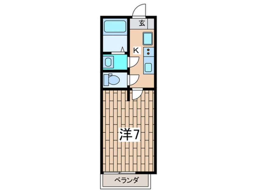 間取図 カインドネス港南中央