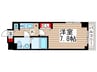 Ｓ－ＦＯＲＴ船橋本町 1Kの間取り