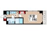 Ｓ－ＦＯＲＴ船橋本町 1Kの間取り