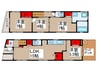 市川真間駅前戸建 4LDKの間取り