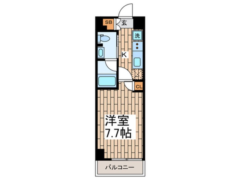 間取図 シーズンフラッツ池上