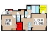 ファインハウス 1LDKの間取り