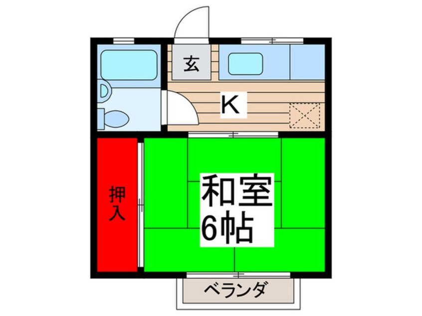 間取図 第2たちばなハイツ