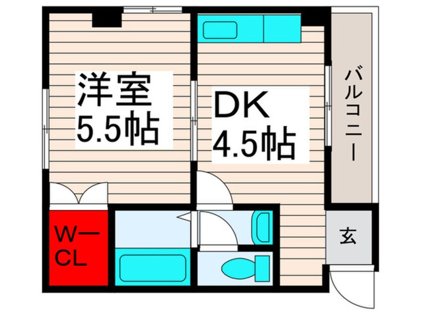 間取図 イワタハイツ