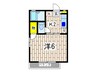 ドミールM・Y 1Kの間取り