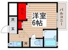 アベニール 1Rの間取り