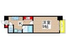 BELLAGIO Ⅱ 1Kの間取り