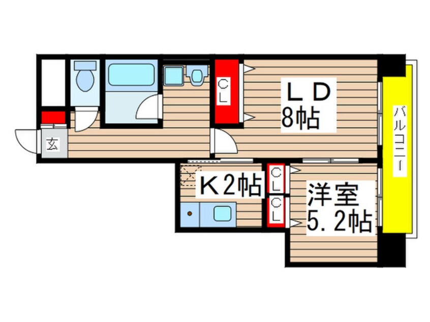 間取図 BELLAGIO Ⅱ