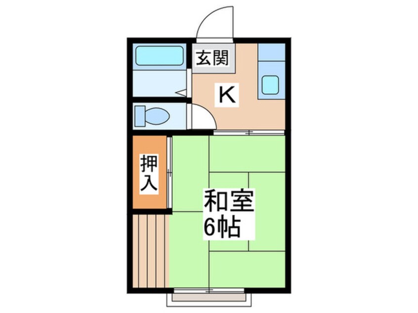 間取図 コーポ山王