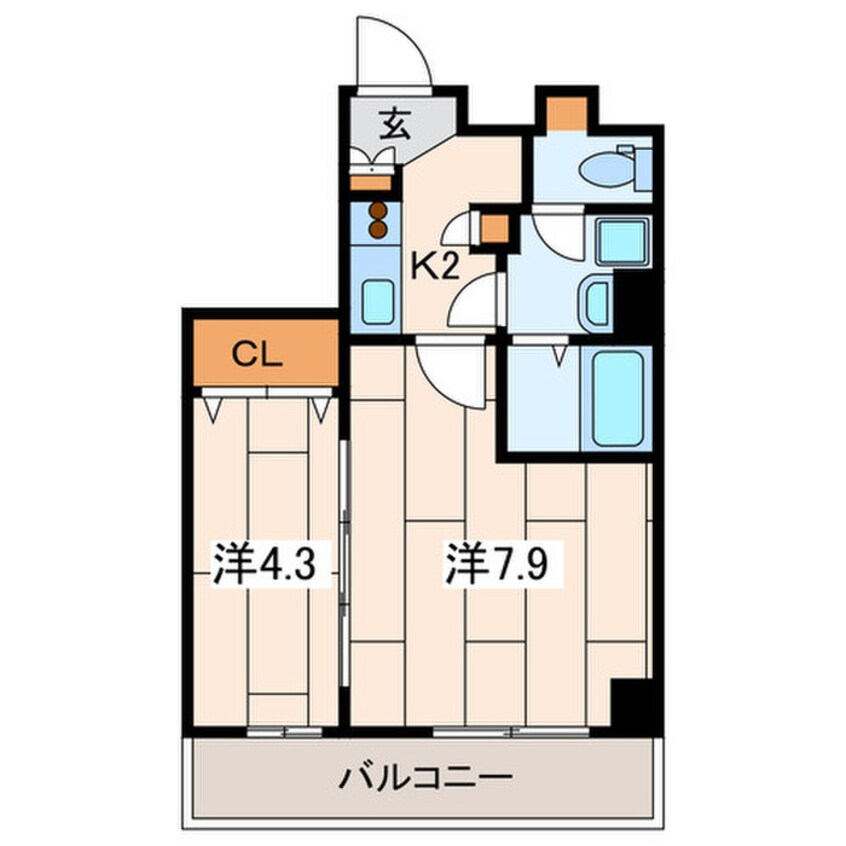 間取図 La Bella Vita 横浜大通り公園