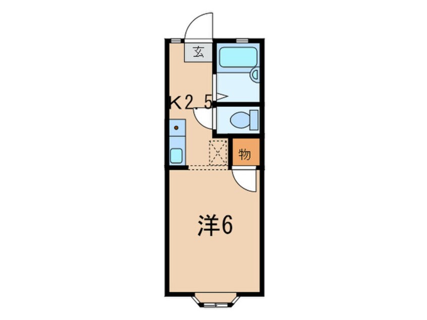 間取図 シャルム西谷戸Ⅰ