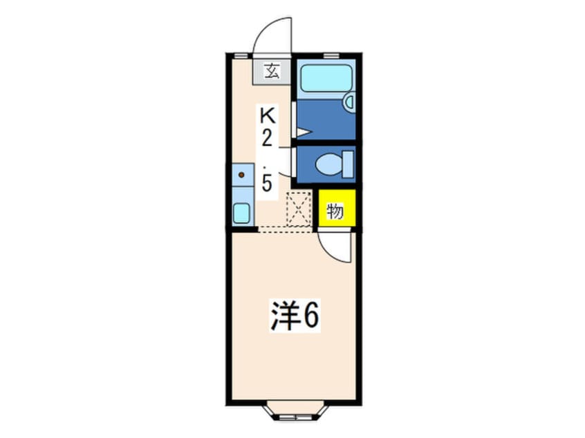 間取図 シャルム西谷戸Ⅰ