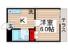 ロックフィールド末広 1Kの間取り