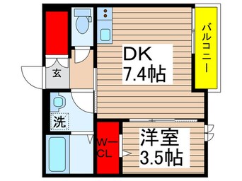 間取図 プランタン村上