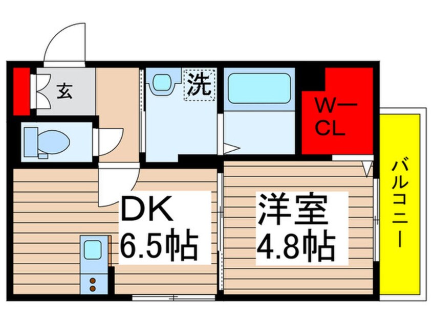 間取図 プランタン村上