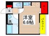 仮）八千代市村上ｱﾊﾟｰﾄ新築計画 1Rの間取り