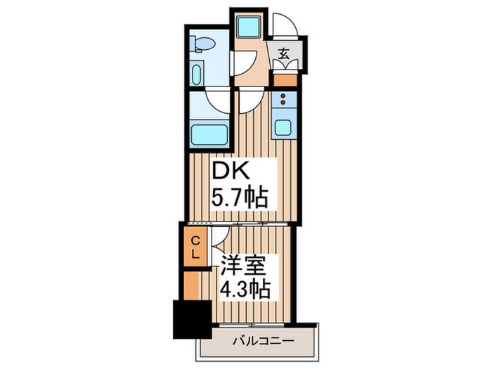 間取り図 ﾙﾌｫﾝﾌﾟﾛｸﾞﾚ秋葉原ＥＡＳＴ