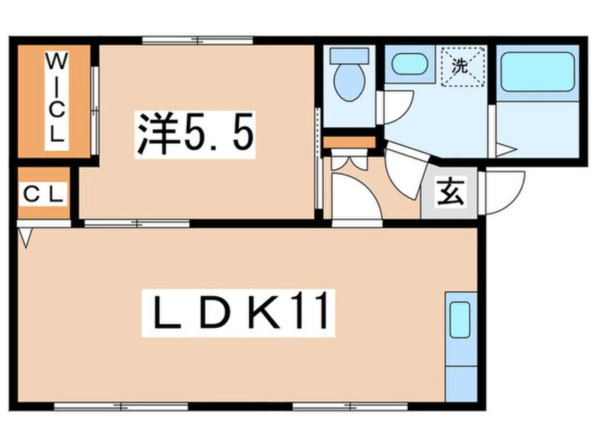 間取図 トゥインカルテットＢ