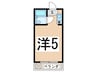 Ｍ＆Ｍｓ徳丸 1Rの間取り