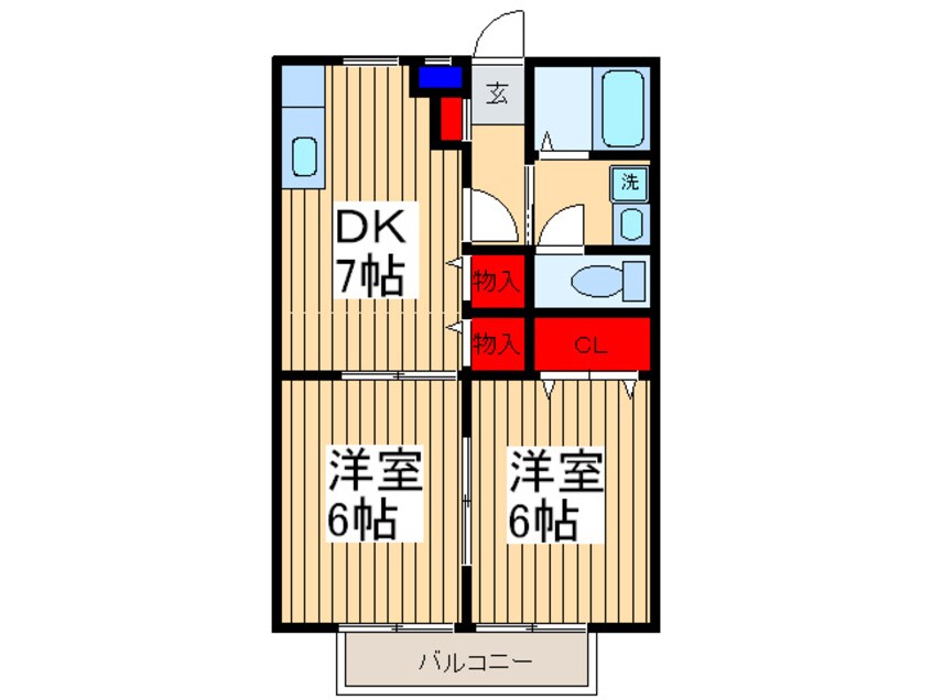 間取図 コンフォート川越