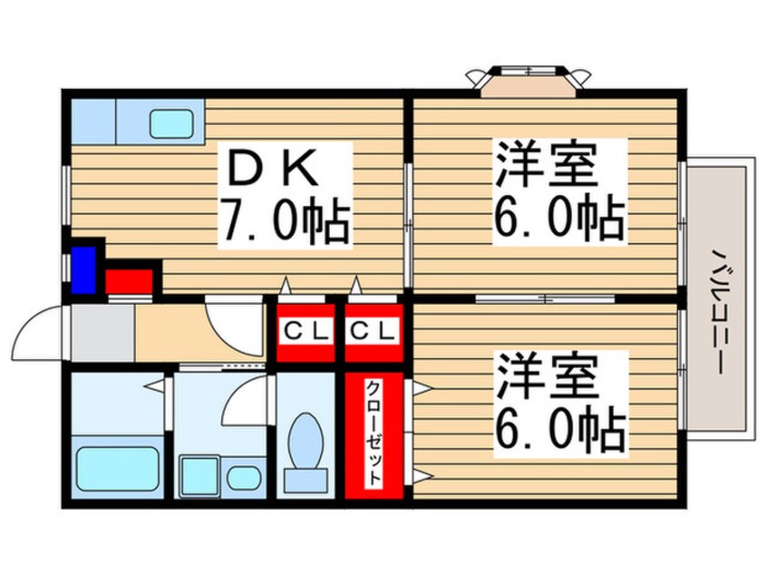 間取図 コンフォート川越