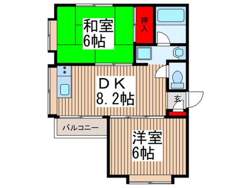 間取図 グランヒル沢田