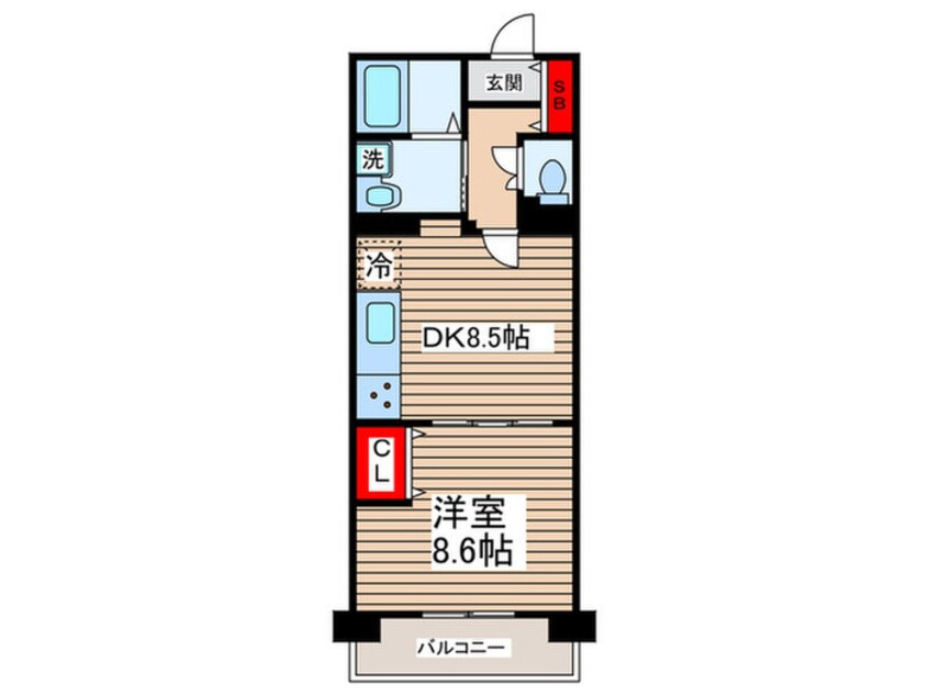間取図 コーポレート篠崎