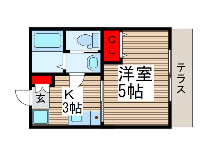 間取図 コーラルコート秋津　壱番館
