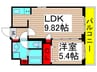 アーバンパーク六町 1LDKの間取り