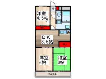 間取図 Ｔｓ　ｇａｒｄｅｎ蕨Ⅲ