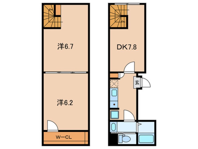 間取図 Grazia武蔵小山