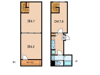 間取図 Grazia武蔵小山