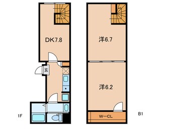 間取図 Grazia武蔵小山