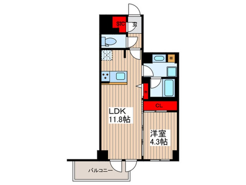 間取図 RELUXIA墨田東向島