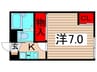 グリーンハイツ小右衛門 1Kの間取り