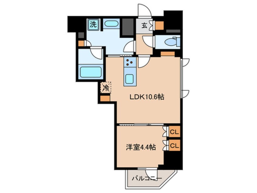 間取図 ベルファース神田神保町