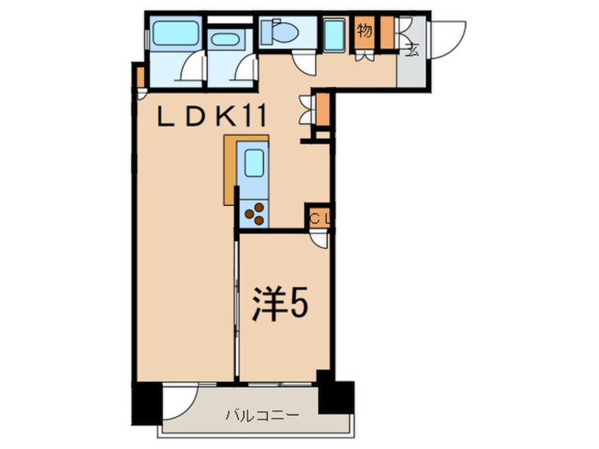 間取図 オーキッドレジデンス品川