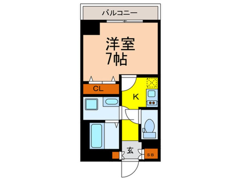 間取図 コスモリード錦糸町