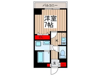 間取図 コスモリード錦糸町