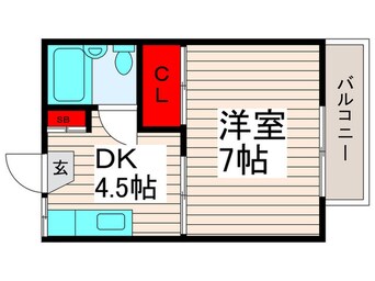 間取図 ﾒｰﾌﾟﾙﾊｲﾂ