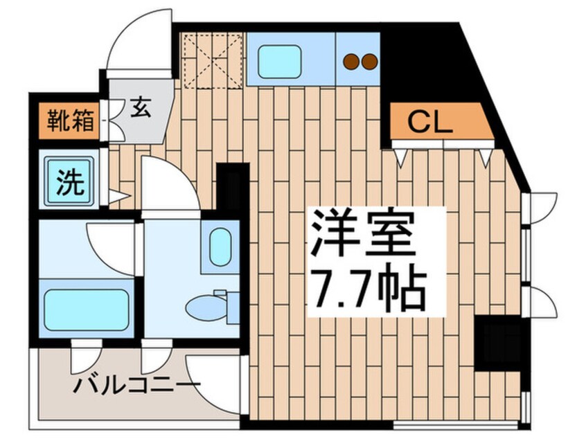 間取図 バージュアル大森