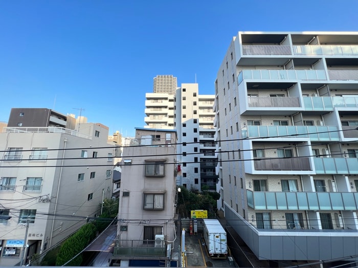 室内からの展望 プランタン月島