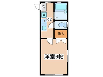 間取図 西山コーポ