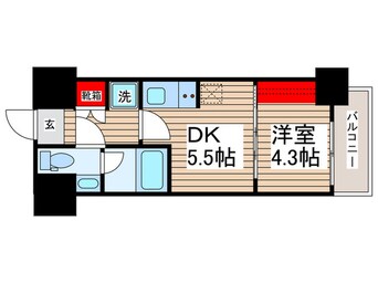 間取図 ﾊﾟｰｸｱｸｼｽ東陽町ﾚｼﾞﾃﾞﾝｽ