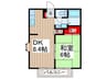 アクシス 1DKの間取り
