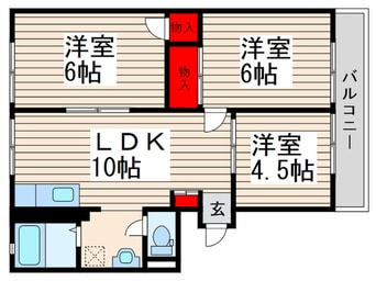 間取図 グランディ南行徳